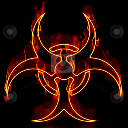 To use this stock image in your creative project, please select the size you need over to the right and click the "Add to Cart" button.
Your downloaded image will come with the Cutcaster watermark removed so don’t worry about the watermark you see on this page. Fiery Biohazard Over Black stock photo, A biohazard symbol in flames isolated over a black background. by Todd Arena