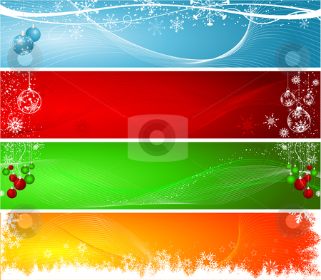 To use this stock image in your creative project, please select the size you need over to the right and click the "Add to Cart" button.
Your downloaded image will come with the Cutcaster watermark removed so don’t worry about the watermark you see on this page. Christmas headers stock vector clipart, Various decorative Christmas backgrounds by Kirsty Pargeter