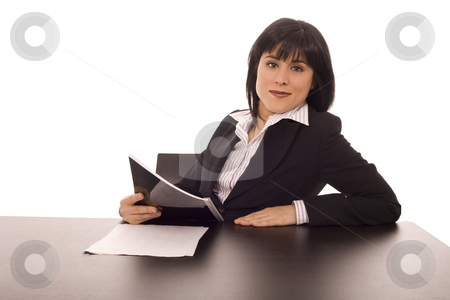 To use this stock image in your creative project, please select the size you need over to the right and click the "Add to Cart" button.
Your downloaded image will come with the Cutcaster watermark removed so don’t worry about the watermark you see on this page. Woman on a desk stock photo, Busines woman on a office desk white isolate by Marc Torrell
