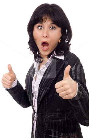 To use this stock image in your creative project, please select the size you need over to the right and click the "Add to Cart" button.
Your downloaded image will come with the Cutcaster watermark removed so don’t worry about the watermark you see on this page. Astonished woman stock photo, Beautiful business woman astonished isolated by Marc Torrell