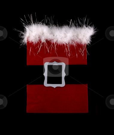 Santa suit Santa suit stock photo, Santa suit homemade card, present, or shopping bag by Stacy Barnett