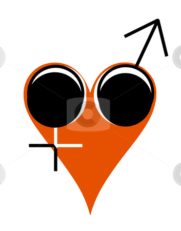 To use this stock image in your creative project, please select the size you need over to the right and click the "Add to Cart" button.
Your downloaded image will come with the Cutcaster watermark removed so don’t worry about the watermark you see on this page. Gender Love stock photo, Haert with gender symbol eyes by Reinhart Eo