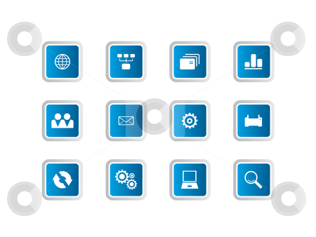 Business button icon Business button icon stock vector clipart, by Aurelio Scetta