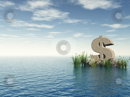 To use this stock image in your creative project, please select the size you need over to the right and click the "Add to Cart" button.
Your downloaded image will come with the Cutcaster watermark removed so don’t worry about the watermark you see on this page. Dollar monument stock photo, Dollar symbol monument at the ocean - 3d illustration by J?