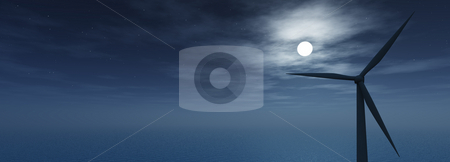 To use this stock image in your creative project, please select the size you need over to the right and click the "Add to Cart" button.
Your downloaded image will come with the Cutcaster watermark removed so don’t worry about the watermark you see on this page. Wind power stock photo, Wind generator at water landscape - 3d illustration by J?