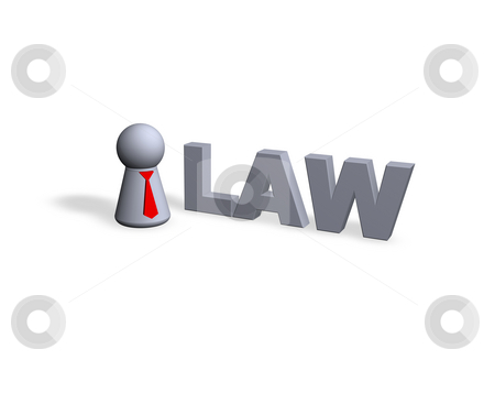 To use this stock image in your creative project, please select the size you need over to the right and click the "Add to Cart" button.
Your downloaded image will come with the Cutcaster watermark removed so don’t worry about the watermark you see on this page. Law stock photo, Law text in 3d and play figure with red tie by J?