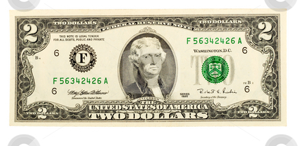 To use this stock image in your creative project, please select the size you need over to the right and click the "Add to Cart" button.
Your downloaded image will come with the Cutcaster watermark removed so don’t worry about the watermark you see on this page. Two dollars stock photo, Two dollars , close-up isolated on white background by Vladyslav Danilin