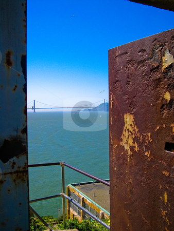 To use this stock image in your creative project, please select the size you need over to the right and click the "Add to Cart" button.
Your downloaded image will come with the Cutcaster watermark removed so don’t worry about the watermark you see on this page. Golden gate bridge stock photo, View of Golden Gate Bridge from Alcatraz by Jaime Pharr