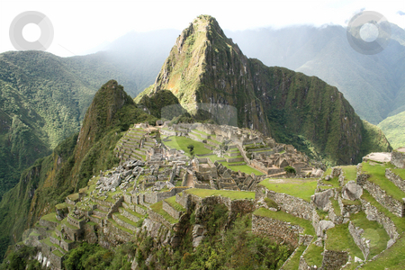 The lost city of Machu Picchu The lost city of Machu Picchu stock photo, Landscape view of the ancient Incan Lost City of Machu Picchu by Philip Muller