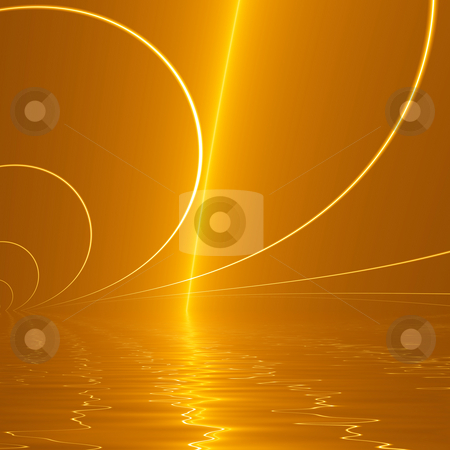 Dance of Lights, fractal02FXX8w Dance of Lights, fractal02FXX8w stock photo, Dance Of Lights over the Sea. Abstract lights reflected on a water surface (Computer generated background) by Germán Ariel Berra