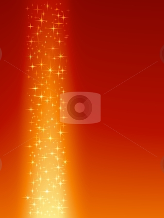Festive red orange background with stars Festive red orange background with stars stock vector clipart, Red golden festive abstract background
with stars. Background made by blend with clipping
mask, use of global colors. by Ina Wendrock