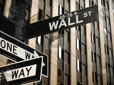 Wall Street Wall Street stock photo, A Wall Street sign in Manhattan New York. by Ignacio Gonzalez Prado