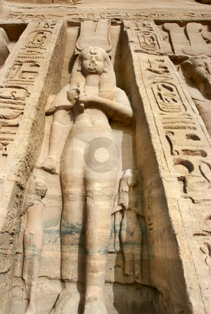 To use this stock image in your creative project, please select the size you need over to the right and click the "Add to Cart" button.
Your downloaded image will come with the Cutcaster watermark removed so don’t worry about the watermark you see on this page. Statues of Nefertari as goddess Hathor stock photo, Abu Simbel
Statues of Nefertari as goddess Hathor by Sharron Schiefelbein