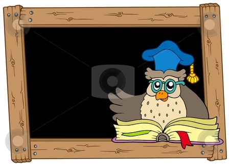 To use this stock image in your creative project, please select the size you need over to the right and click the "Add to Cart" button.
Your downloaded image will come with the Cutcaster watermark removed so don’t worry about the watermark you see on this page. Wooden blackboard with owl teacher stock vector clipart, Wooden blackboard with owl teacher - vector illustration. by Klara Viskova