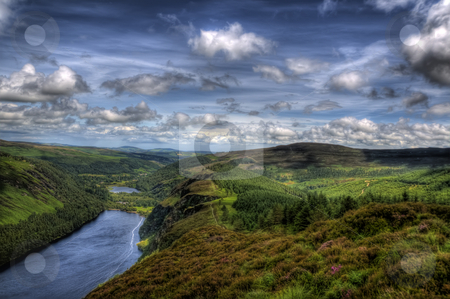 The Valley of the Two Lakes The Valley of the Two Lakes stock photo, A spectacular image of the Valley of The Two Lakes / Glendalough. by Stephen Kiernan