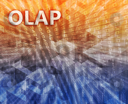 OLAP Business Intelligence illustration OLAP Business Intelligence illustration stock photo, OLAP Business intellegence abstract, computer technology concept illustration by Kheng Guan Toh