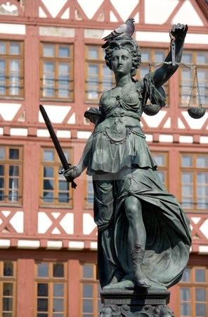 To use this stock image in your creative project, please select the size you need over to the right and click the "Add to Cart" button.
Your downloaded image will come with the Cutcaster watermark removed so don’t worry about the watermark you see on this page. Statue of Lady Justice stock photo, Statue of Lady Justice with a sleeping pigeon by Interlight