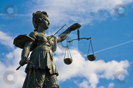 To use this stock image in your creative project, please select the size you need over to the right and click the "Add to Cart" button.
Your downloaded image will come with the Cutcaster watermark removed so don’t worry about the watermark you see on this page. Statue of Lady Justice in Frankfurt, Germany stock photo, Statue of Lady Justice in Frankfurt, Germany by Interlight
