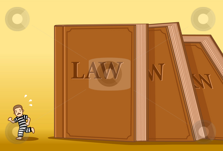 The Law The Law stock photo, Image of a prisoner who is trying to run away from the law by Verapol Chaiyapin