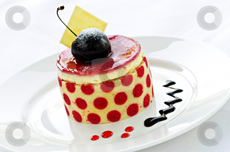 To use this stock image in your creative project, please select the size you need over to the right and click the "Add to Cart" button.
Your downloaded image will come with the Cutcaster watermark removed so don’t worry about the watermark you see on this page. Dessert stock photo, Fancy dessert on a plate isolated on white background by Elena Elisseeva