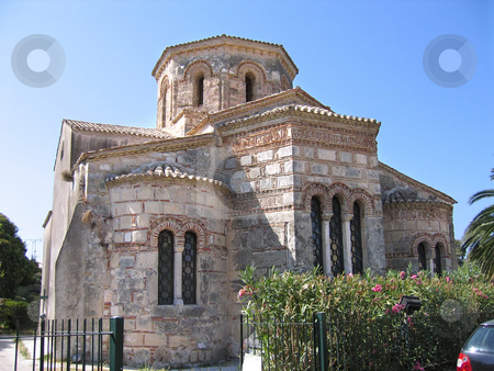 To use this stock image in your creative project, please select the size you need over to the right and click the "Add to Cart" button.
Your downloaded image will come with the Cutcaster watermark removed so don’t worry about the watermark you see on this page. Byzantine church stock photo, Ancient Byzantine church of St. Jason and Sosipater on the island of Corfu by Olga Lipatova