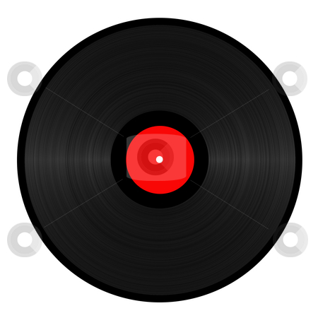 Vinyl Record Vinyl Record stock photo, Vinyl record isolated in white by Georgios Kollidas