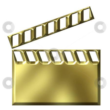 To use this stock image in your creative project, please select the size you need over to the right and click the "Add to Cart" button.
Your downloaded image will come with the Cutcaster watermark removed so don’t worry about the watermark you see on this page. 3D Golden Film Clap Board stock photo, 3d golden film clap board isolated in white by Georgios Kollidas