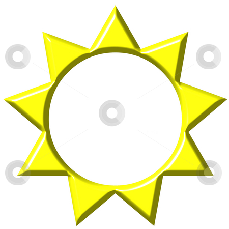 3D Sun 3D Sun stock photo, 3d sun isolated in white by Georgios Kollidas