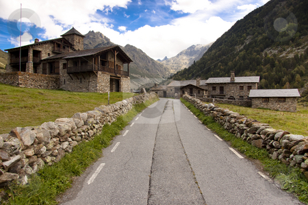 To use this stock image in your creative project, please select the size you need over to the right and click the "Add to Cart" button.
Your downloaded image will come with the Cutcaster watermark removed so don’t worry about the watermark you see on this page. Village - Pyrenees stock photo, Small stony village in Pyrenees - Andorra. Summer day. by Tomasz Parys