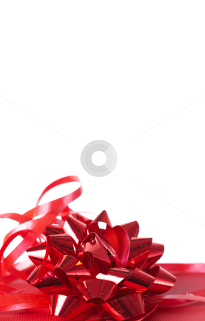 Red gift box with bows Red gift box with bows stock photo, Red gift box with bows isolated on white background with lots of copy space by Elena Weber (nee Talberg)