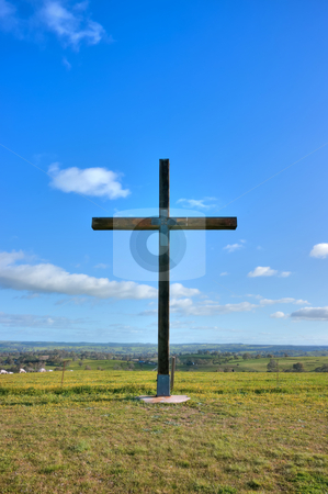 Cross of christ in field Cross of christ in field stock photo, Cross of christ in field on a perfect summers day by Phil Morley