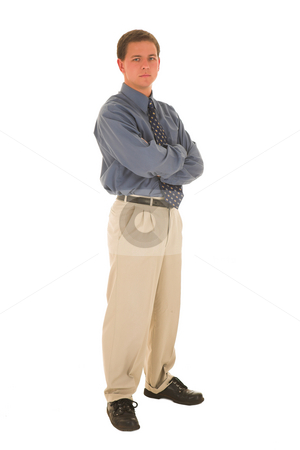 To use this stock image in your creative project, please select the size you need over to the right and click the "Add to Cart" button.
Your downloaded image will come with the Cutcaster watermark removed so don’t worry about the watermark you see on this page. Business man #12 stock photo, Business man standing with hands folded. by Sean Nel