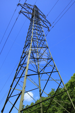 To use this stock image in your creative project, please select the size you need over to the right and click the "Add to Cart" button.
Your downloaded image will come with the Cutcaster watermark removed so don’t worry about the watermark you see on this page. Pylon stock photo, High voltage pylon from Hungary from steel by ARPAD RADOCZY