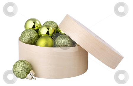 To use this stock image in your creative project, please select the size you need over to the right and click the "Add to Cart" button.
Your downloaded image will come with the Cutcaster watermark removed so don’t worry about the watermark you see on this page. Green New Year's balls in box. stock photo, Green New Year's balls in a round, wooden box. by Valery Kraynov