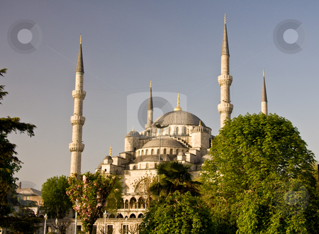 To use this stock image in your creative project, please select the size you need over to the right and click the "Add to Cart" button.
Your downloaded image will come with the Cutcaster watermark removed so don’t worry about the watermark you see on this page. Domes of Blue Mosque stock photo, Stacked domes of the Blue Mosque in Istanbul Turkey by Steven Heap