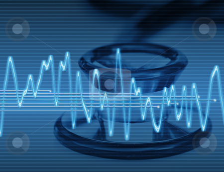 To use this stock image in your creative project, please select the size you need over to the right and click the "Add to Cart" button.
Your downloaded image will come with the Cutcaster watermark removed so don’t worry about the watermark you see on this page. Electronic sine sound wave stock photo, Large abstract image for medical technology by Phil Morley