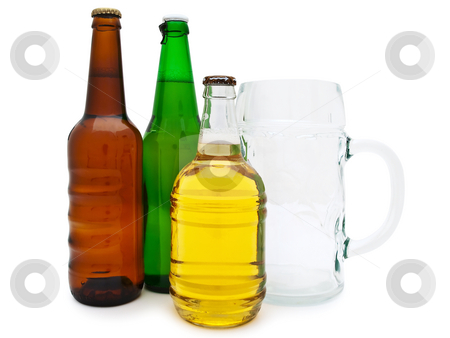 To use this stock image in your creative project, please select the size you need over to the right and click the "Add to Cart" button.
Your downloaded image will come with the Cutcaster watermark removed so don’t worry about the watermark you see on this page. Beer stock photo, Multicolored bottles of beer with glass against the white background by Sergej Razvodovskij