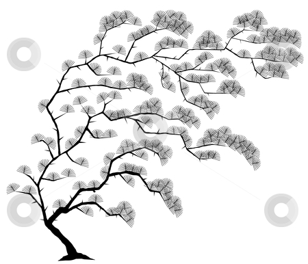 To use this stock image in your creative project, please select the size you need over to the right and click the "Add to Cart" button.
Your downloaded image will come with the Cutcaster watermark removed so don’t worry about the watermark you see on this page. Tree stock vector clipart, Editable vector illustration of a windblown tree with leaves as separate objects by Robert Adrian Hillman