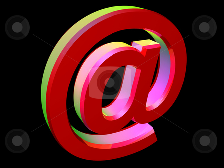 To use this stock image in your creative project, please select the size you need over to the right and click the "Add to Cart" button.
Your downloaded image will come with the Cutcaster watermark removed so don’t worry about the watermark you see on this page. Email icon stock photo, 3d colorful e-mail icon - at @ by Mile Atanasov