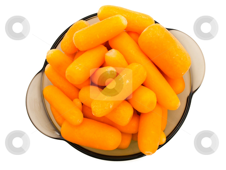 Carrot Carrot stock photo, Photo of the carrot against the white background by Sergej Razvodovskij