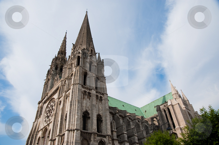 To use this stock image in your creative project, please select the size you need over to the right and click the "Add to Cart" button.
Your downloaded image will come with the Cutcaster watermark removed so don’t worry about the watermark you see on this page. Chartres cathedral stock photo, Cathedral of Our Lady of Chartres by Jaime Pharr