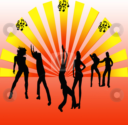 To use this stock image in your creative project, please select the size you need over to the right and click the "Add to Cart" button.
Your downloaded image will come with the Cutcaster watermark removed so don’t worry about the watermark you see on this page. Dance Party stock photo, Colorfull dance party illustration with teens dancing to the beat by CHERYL LAFOND