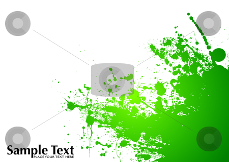 To use this stock image in your creative project, please select the size you need over to the right and click the "Add to Cart" button.
Your downloaded image will come with the Cutcaster watermark removed so don’t worry about the watermark you see on this page. Green splat grunge stock vector clipart, Green and white ink splat background with room to add copy by Michael Travers