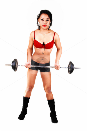 Girl Weight Lifting