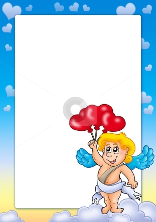 To use this stock image in your creative project, please select the size you need over to the right and click the "Add to Cart" button.
Your downloaded image will come with the Cutcaster watermark removed so don’t worry about the watermark you see on this page. Valentine frame with Cupid 5 stock photo, Valentine frame with Cupid 5 - color illustration. by Klara Viskova