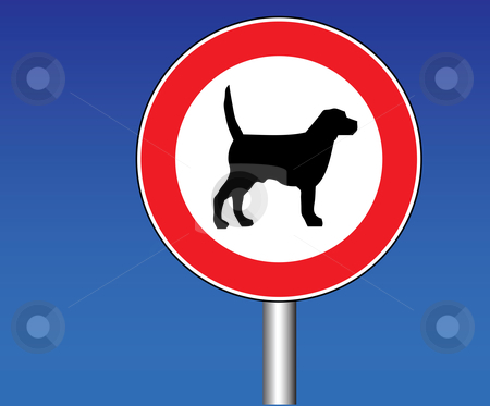 No dogs No dogs stock vector clipart, by Tomas Marek