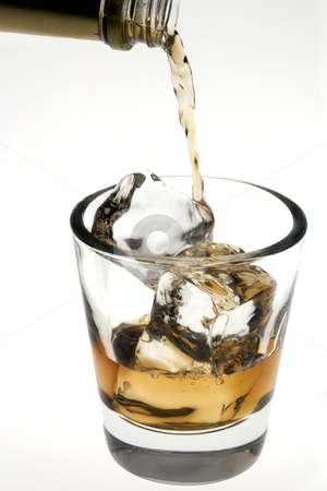 To use this stock image in your creative project, please select the size you need over to the right and click the "Add to Cart" button.
Your downloaded image will come with the Cutcaster watermark removed so don’t worry about the watermark you see on this page. Whiskey being poured over ice cubes on a white background stock photo, Whiskey poured on the rocks in an empty old fashioned glass on a white background by Gabe Palmer