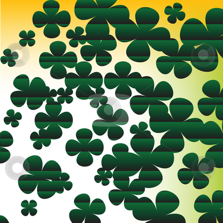 To use this stock image in your creative project, please select the size you need over to the right and click the "Add to Cart" button.
Your downloaded image will come with the Cutcaster watermark removed so don’t worry about the watermark you see on this page. Clover background stock vector clipart, Four leaves clover background by Richard Laschon