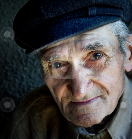 To use this stock image in your creative project, please select the size you need over to the right and click the "Add to Cart" button.
Your downloaded image will come with the Cutcaster watermark removed so don’t worry about the watermark you see on this page. Artistic portrait of friendly senior old man stock photo, Artistic portrait of friendly senior old male by Dunca Daniel