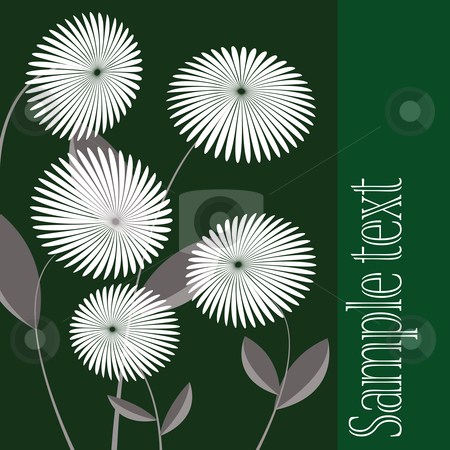 To use this stock image in your creative project, please select the size you need over to the right and click the "Add to Cart" button.
Your downloaded image will come with the Cutcaster watermark removed so don’t worry about the watermark you see on this page. Stylized floral card stock vector clipart, Stylized floral card with room for text by Richard Laschon